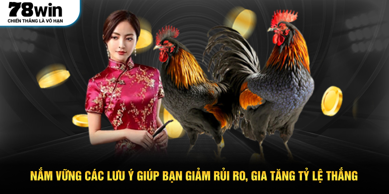 Nắm vững các lưu ý giúp bạn giảm rủi ro, gia tăng tỷ lệ thắng